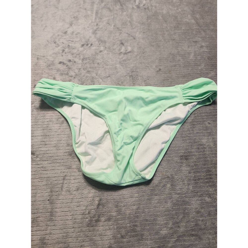 Victoria's Secret Swim L Scoop Bikini Bottom Light Green